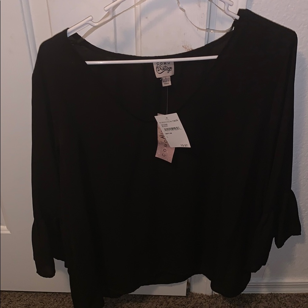 Size large flare sleeve blouse Nordstrom rack